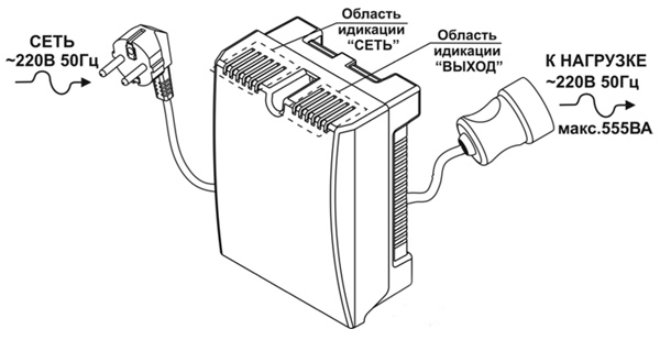 Стабилизатор напряжения Teplocom ST-555 для газового котла