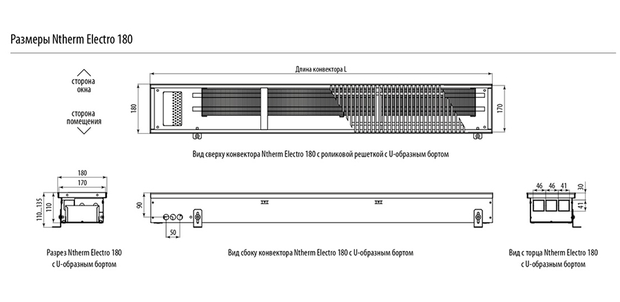 Размеры Ntherm Electro 180