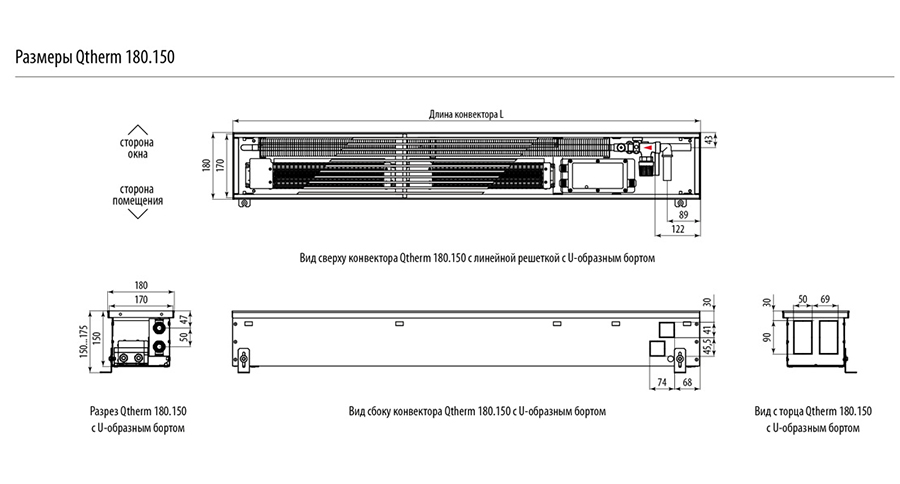 Размеры Qtherm 180.150